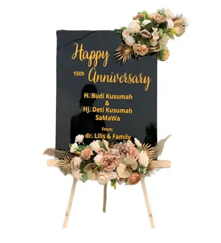Papan Bunga Akrilik Warudoyong